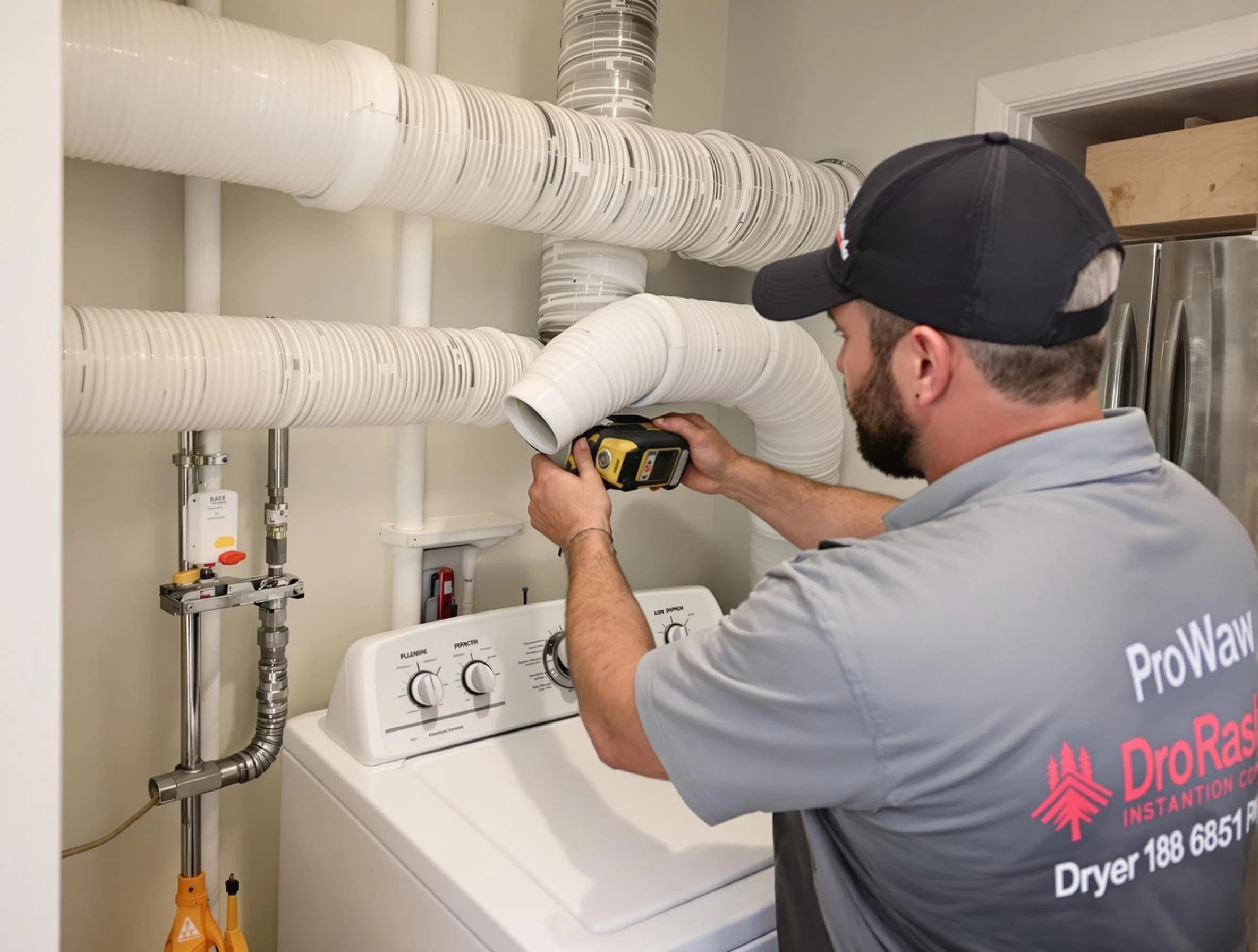 Professional dryer vent hose installation by North Strabane Dryer Vent Cleaning in North Strabane