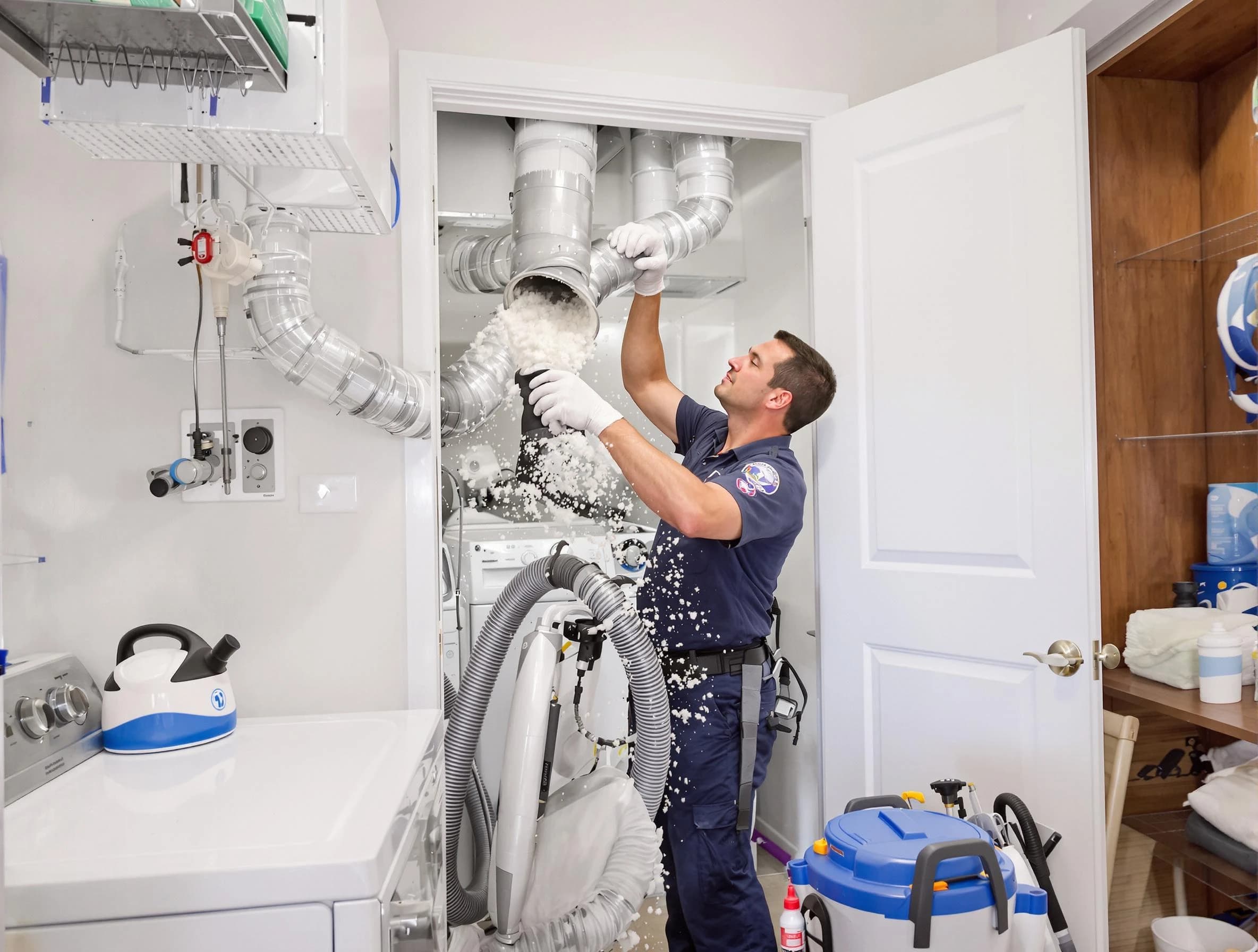 North Strabane Dryer Vent Cleaning technician delivering thorough residential dryer vent cleaning service in North Strabane