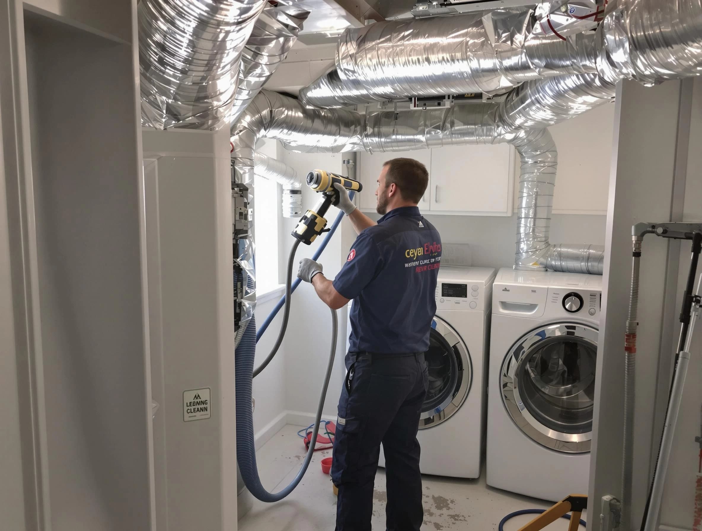 North Strabane Dryer Vent Cleaning specialist using advanced equipment for thorough duct cleaning in North Strabane